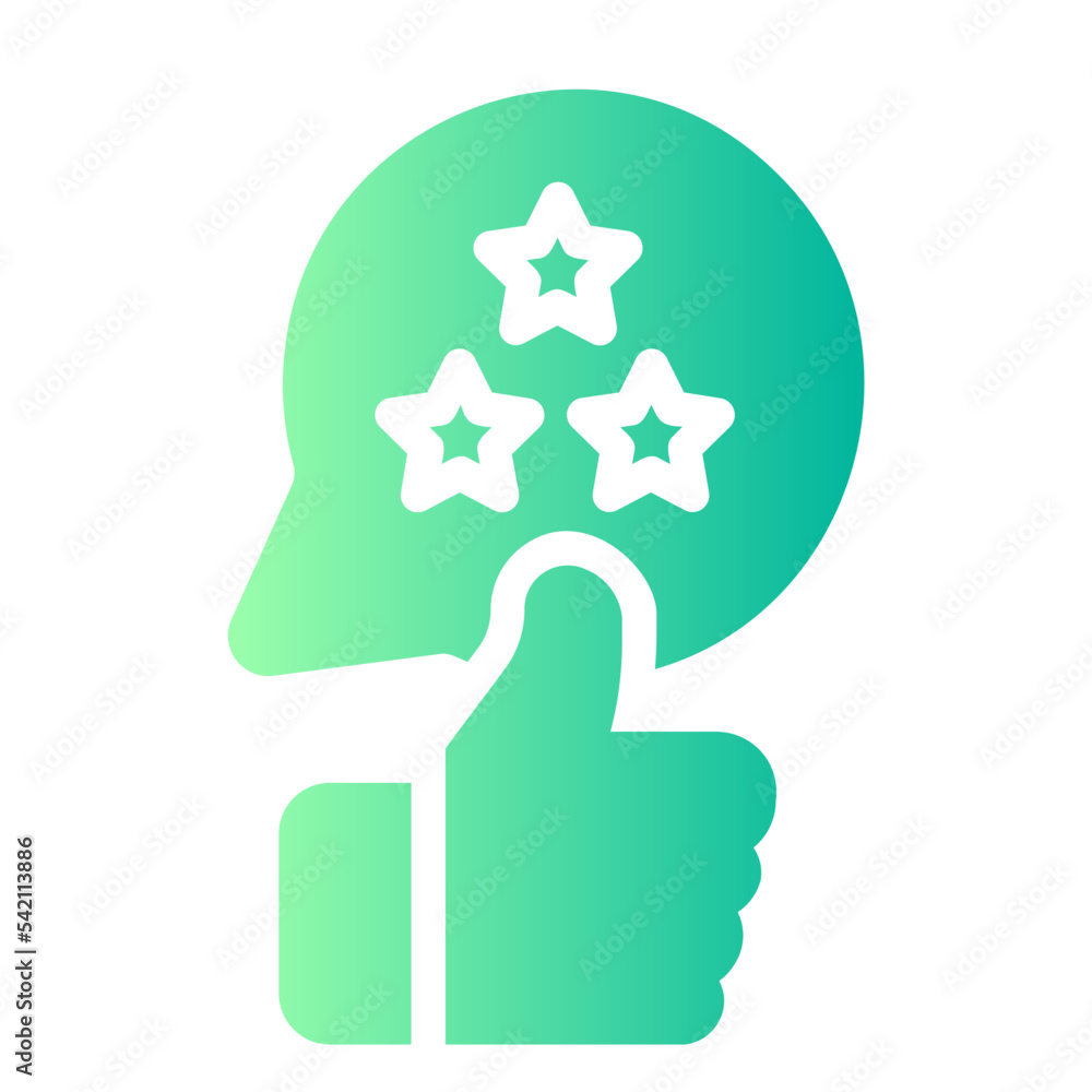 Fototapeta premium Flat Flaticon gradient icon