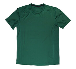 Dark green running shirt mockup