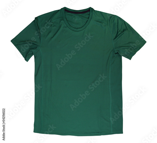 Dark green running shirt mockup