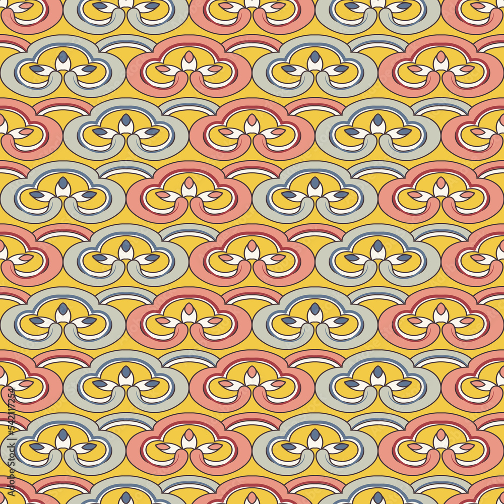 Seamless background curve spiral cross frame flower petal Seamless background curve spiral cross frame flower petal