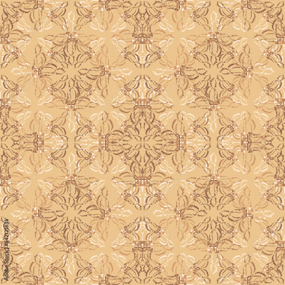 Seamless fractal pattern in vector format for printed fabrics or any ...