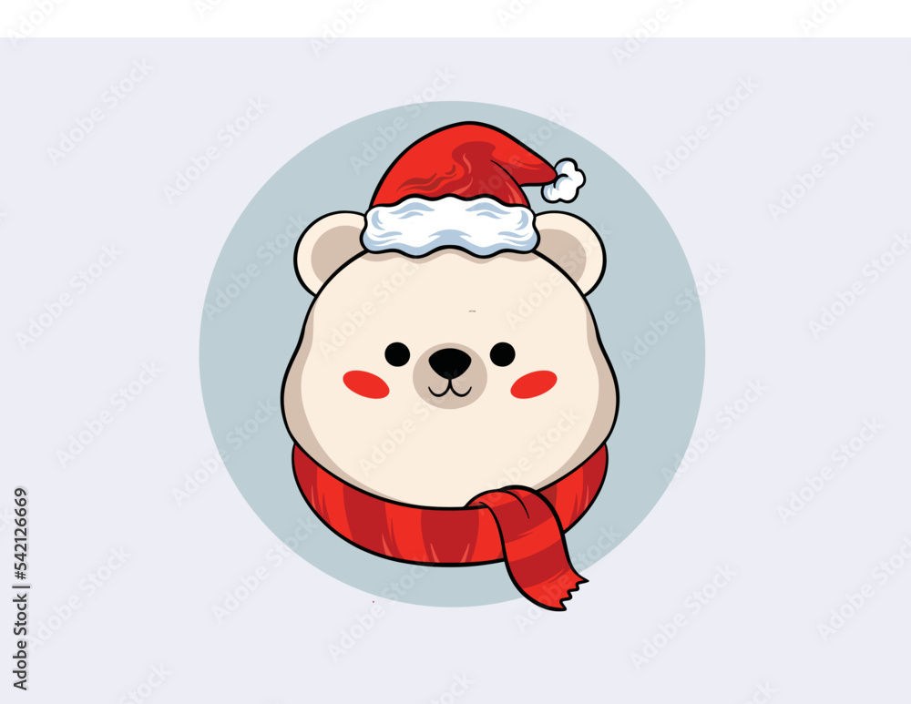 Head Bear Merry Christmas Head Bear Merry Christmas