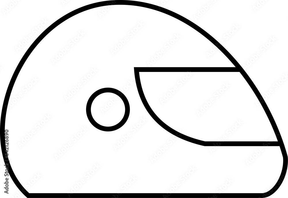 head protection helmet icon for motorcycle. Black and white stripe style helmet symbol template head protection helmet icon for motorcycle. Black and white stripe style helmet symbol template