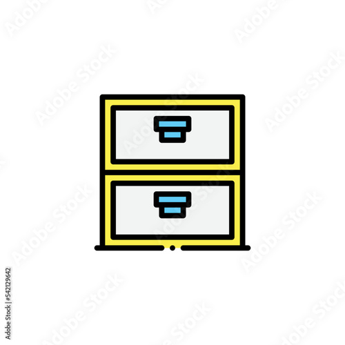 filing system cabinet icon