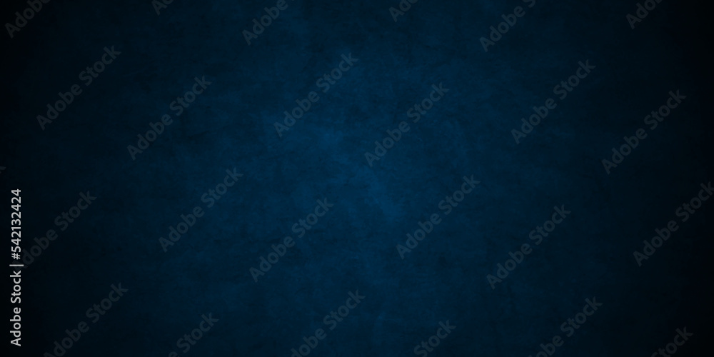 Dark blue and black grunge textured concrete backdrop background. Panorama dark blue and black slate background or texture. Vector blue concrete texture. Stone wall background. Dark blue and black grunge textured concrete backdrop background. Panorama dark blue and black slate background or texture. Vector blue concrete texture. Stone wall background.