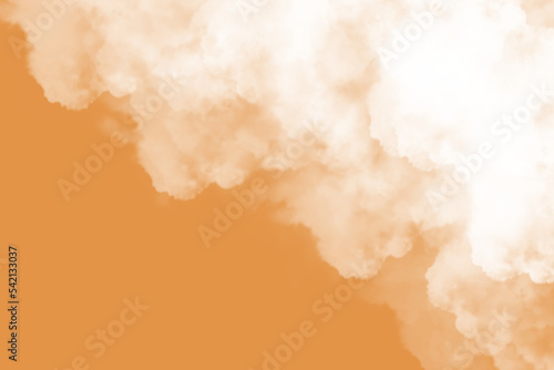 White Cloud Texture with Brown sky Background 