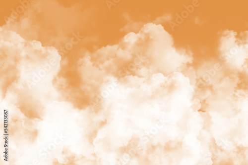 Brown Sky with Beautiful Cloud
