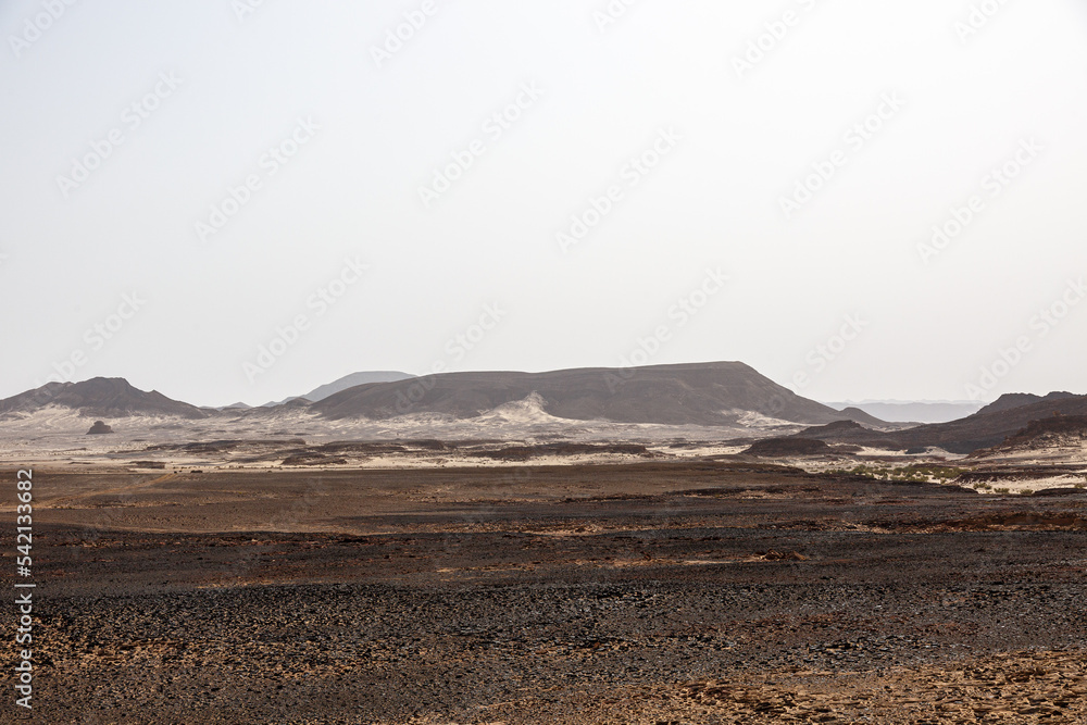 Hill and empty sky in Sinai desert Hill and empty sky in Sinai desert