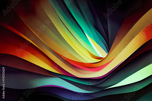 Abstract colorful wallpaper background header illustration