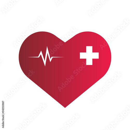 health care logo, heart symbol with health icon set of medical symbols Medical pharmacy Icon Isolated on White Background jpeg image jpg illustration


