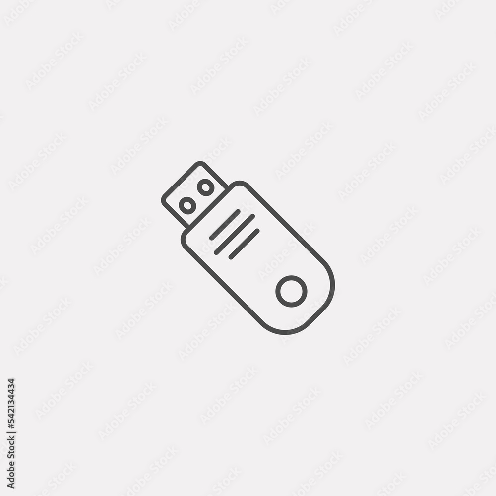 Usb drive vector icon sign symbol Usb drive vector icon sign symbol