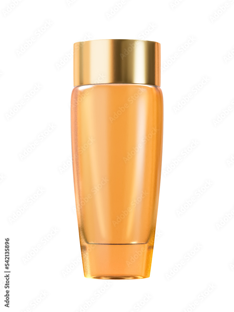 Glossy Cosmetic bottle icon isolated 3d illustration Glossy Cosmetic bottle icon isolated 3d illustration