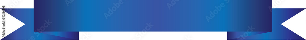 Fototapeta premium Blue Ribbon Label Tag Illustration