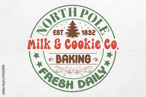 north pole milk & cookie co. baking fresh daily est 1832
