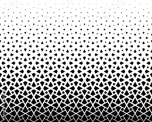 Geometric pattern of black figures on a white background.Arabic ornament.Option with a AVERAGE fade out.59 figurs in height.SCALE method