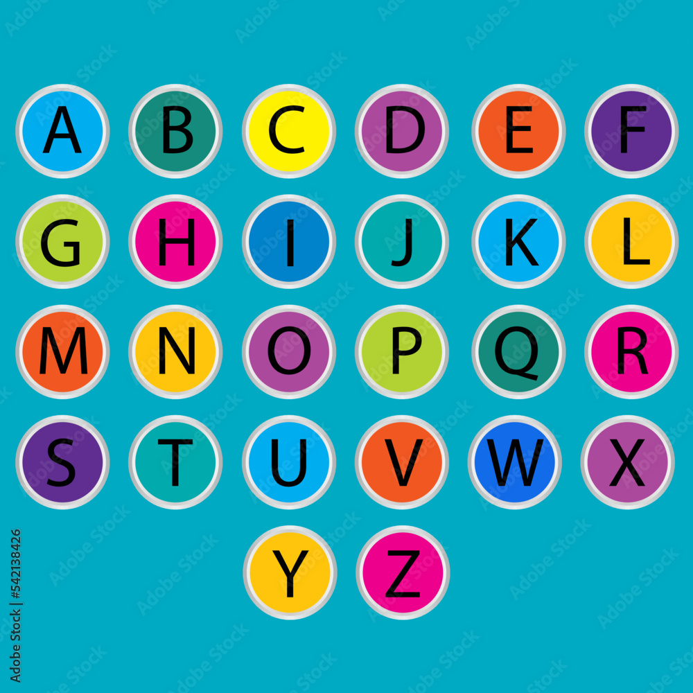 Flat icons alphabet, Latin alphabet letters, isolated on white background, vector illustration. Attractive full alphabet for kids presentations vector illustration
Flat icons alphabet, Latin alphabet letters, isolated on white background, vector illustration. Attractive full alphabet for kids presentations vector illustration