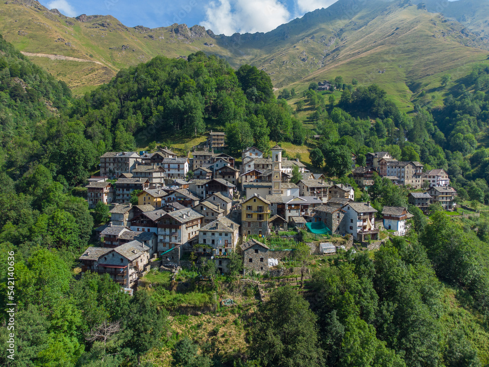 Mountain village, San Gottardo