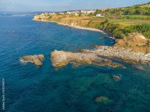 Rock in the sea., Briatico, Calabria