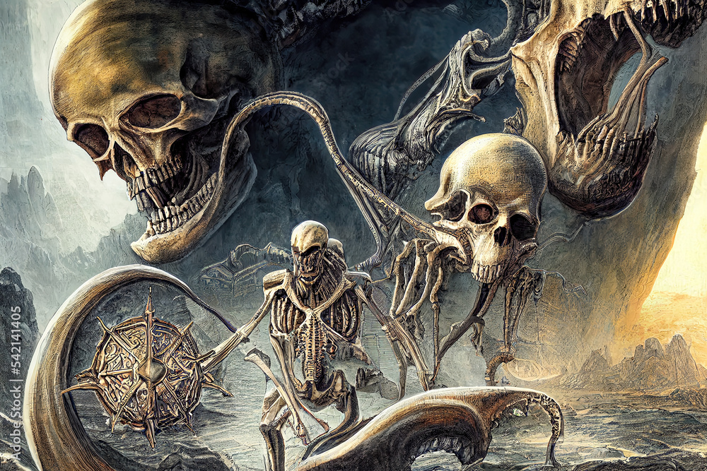 Φωτογραφία Unterwelt Hölle Hades Verdammnis Grafik Illustration Digital AI Fegefeuer Ende B