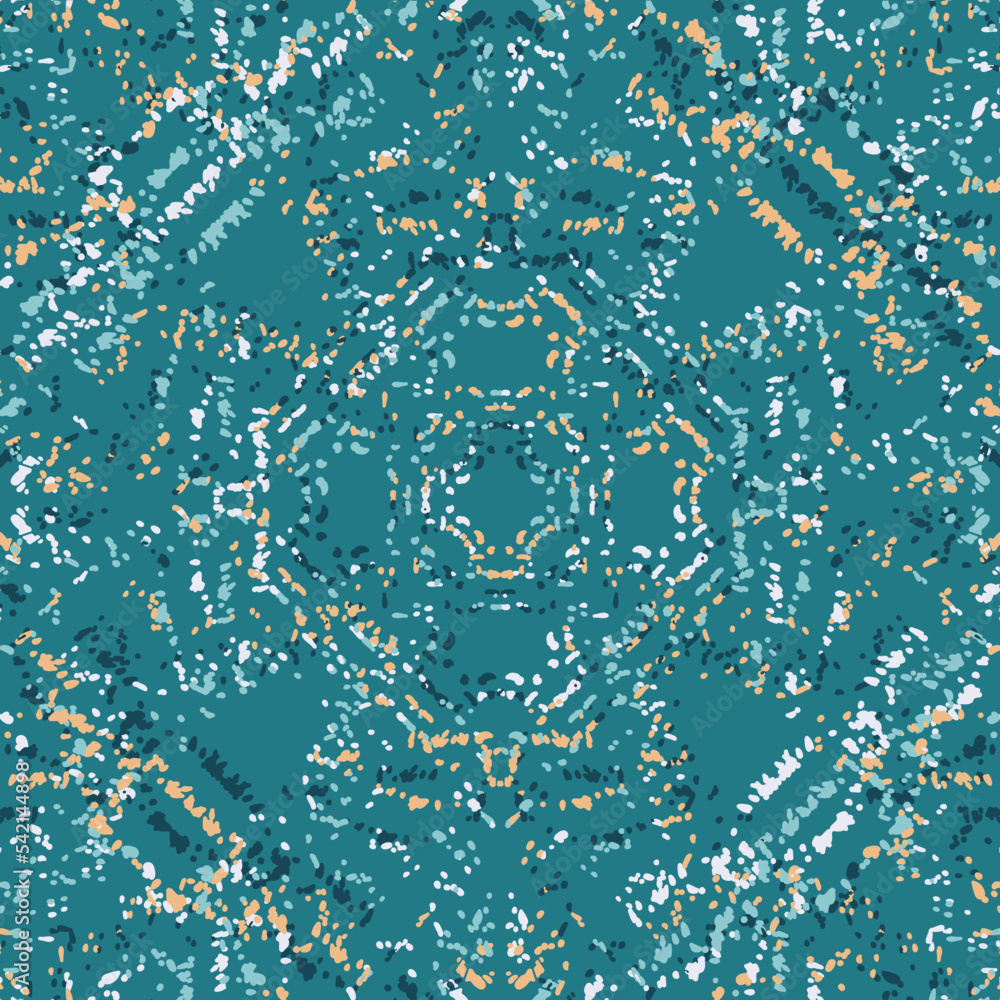 Seamless fractal pattern in vector format for printed fabrics or any ...