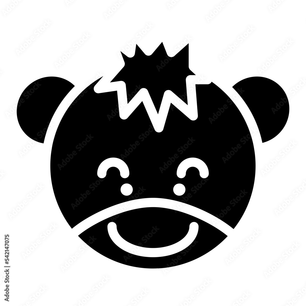 donkey face cartoon icon donkey face cartoon icon