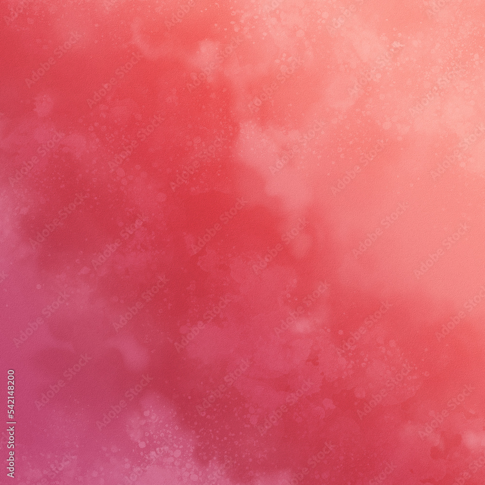 Abstract watercolor red and white gradient background. Two-color gradient. Modern social media post background.