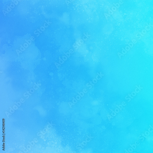 Abstract watercolor blue gradient background. Two-color gradient. Modern social media post background.