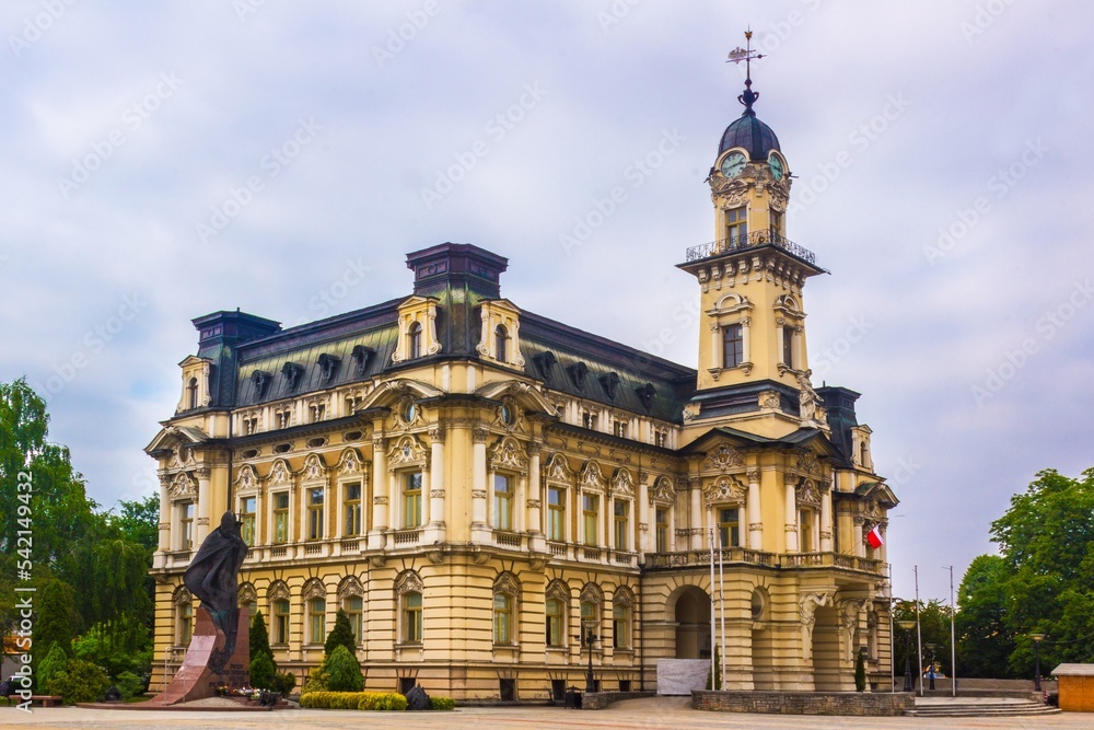 The building of the historic town hall in Nowy Sacz, Poland