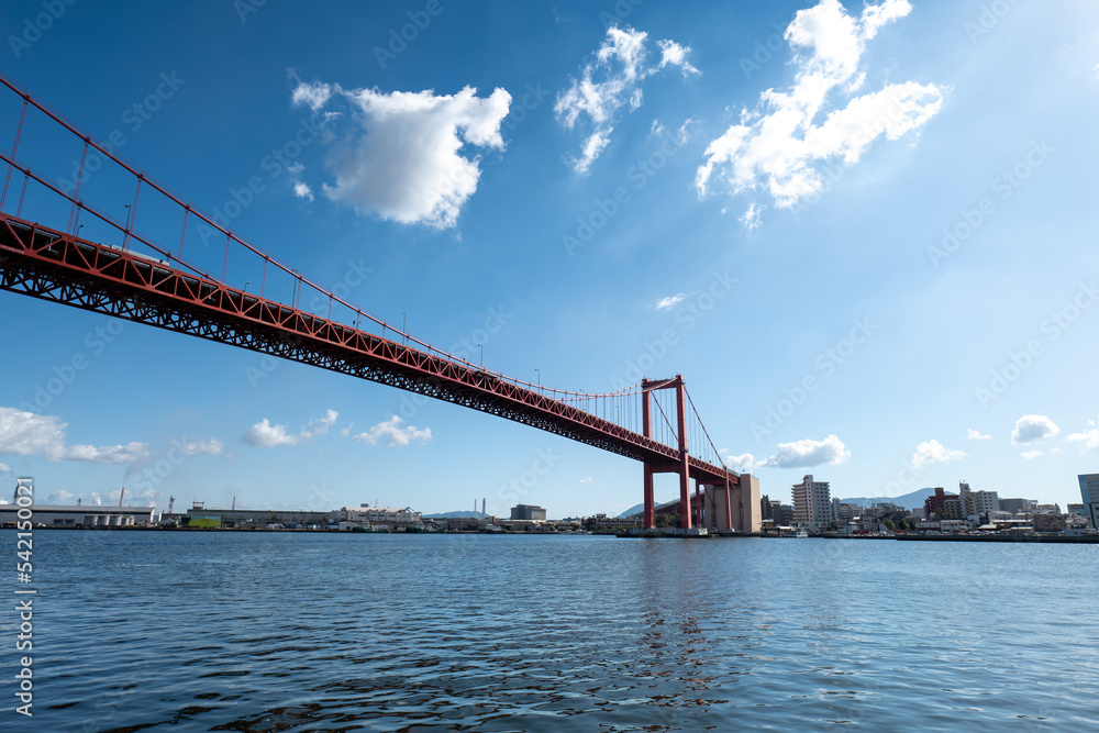 Fototapeta premium 北九州市若松地区の風景