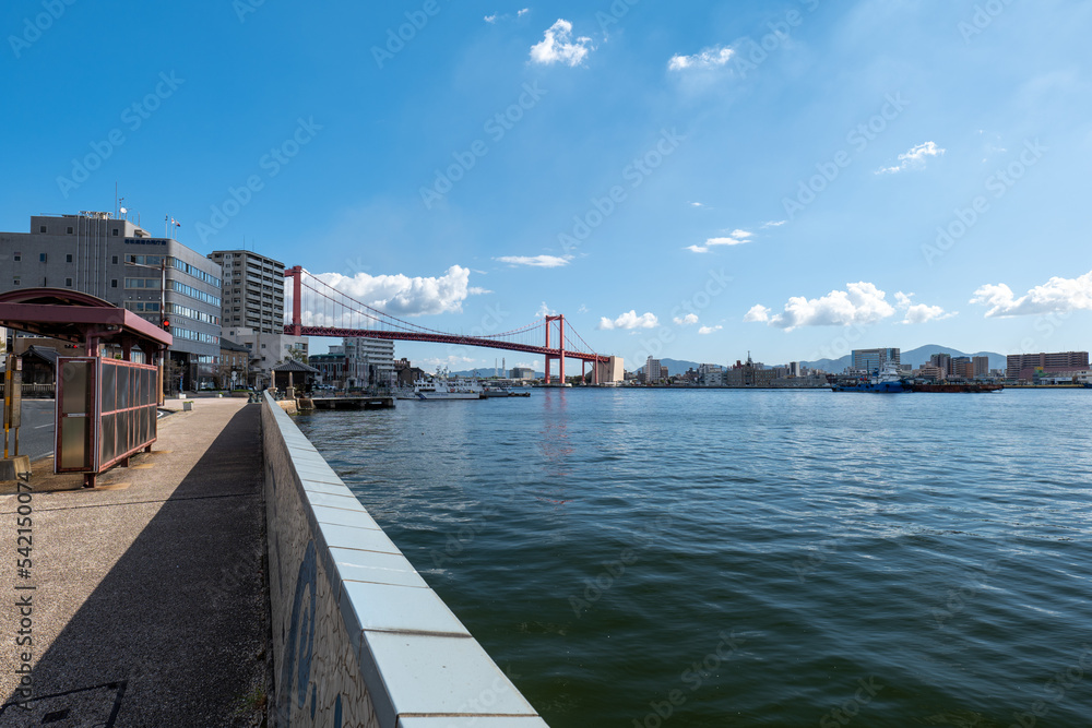 Fototapeta premium 北九州市若松地区の風景