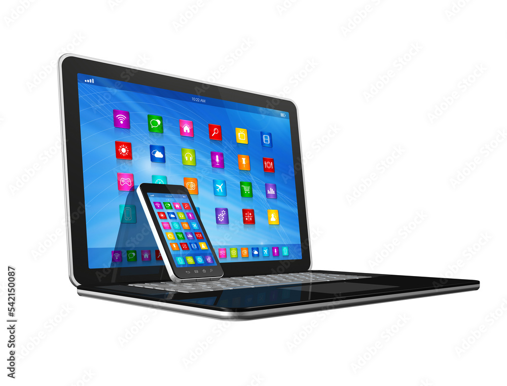 Smartphone and Laptop Smartphone and Laptop