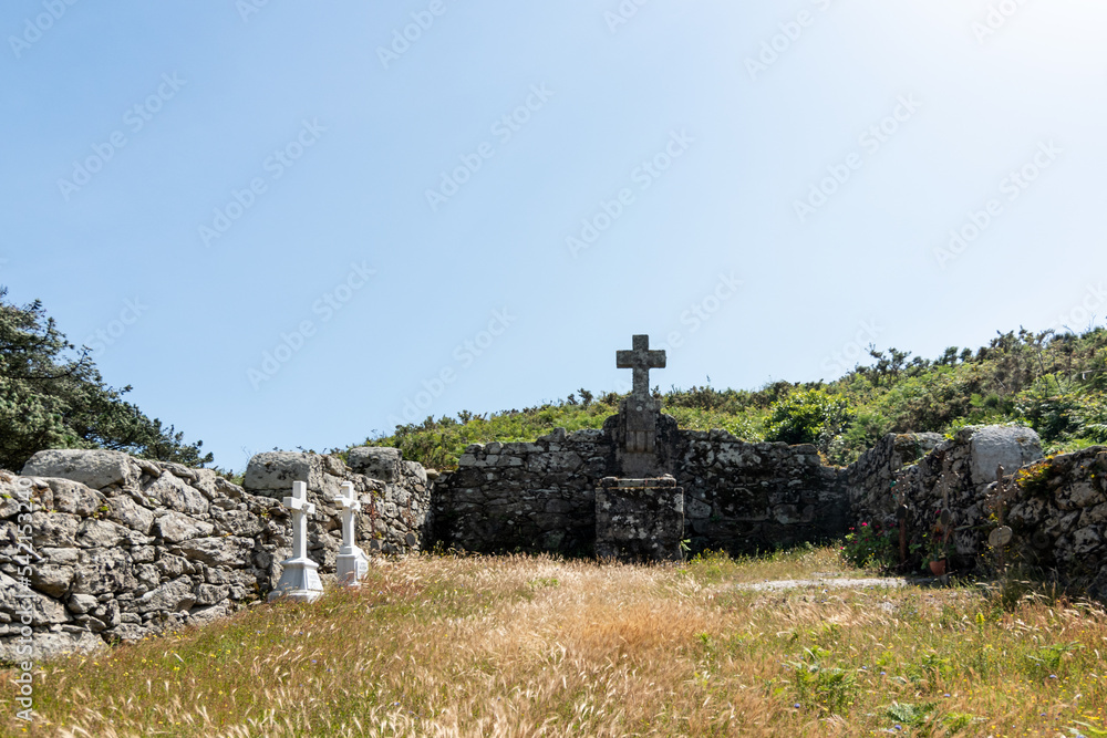 Cementerio de las islas Cíes (Galicia, España)