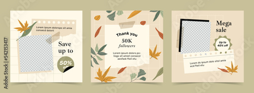 Welcome Autumn Instagram Template