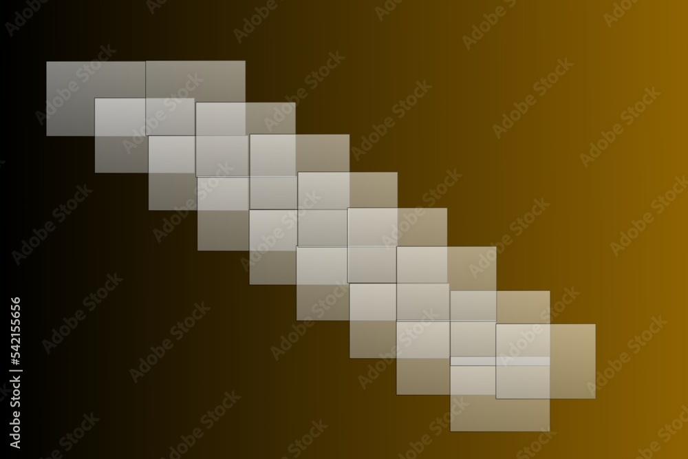Dark and brown abstract background with squares