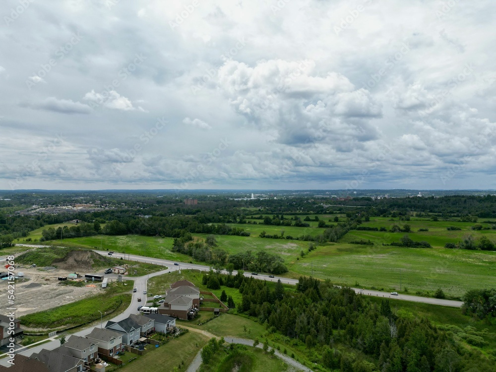 Sky over scenic green area, Peterborough, Ontario, Canada Sky over scenic green area, Peterborough, Ontario, Canada