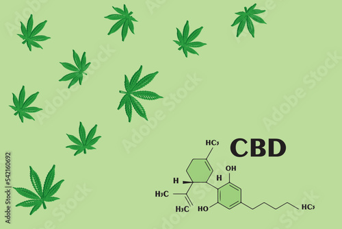 Various glass bottles with CBD oil, THC tincture and hemp leaves on a marble background. Flat lay, minimalism. Cosmetics CBD oil.