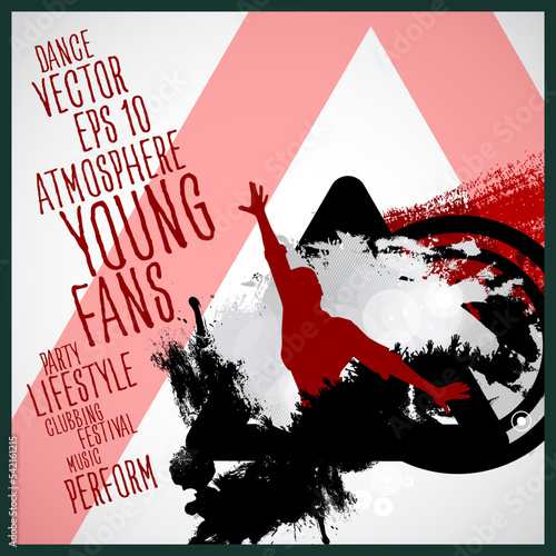 Nightlife and music festival concept. Vector illustration ready for banner or poster