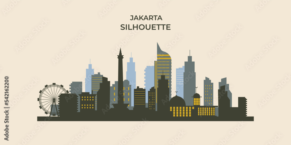 Jakarta city background
