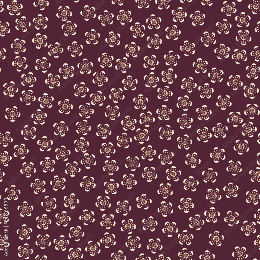 Abstract flowers seamless vector pattern Abstract flowers seamless vector pattern