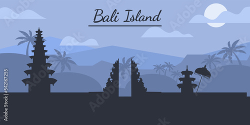 Bali tourist background