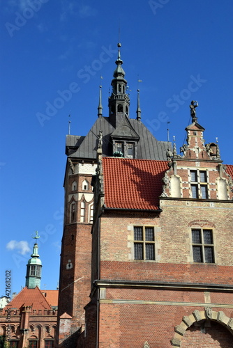 Backsteingebäude im Zentrum von Danzig