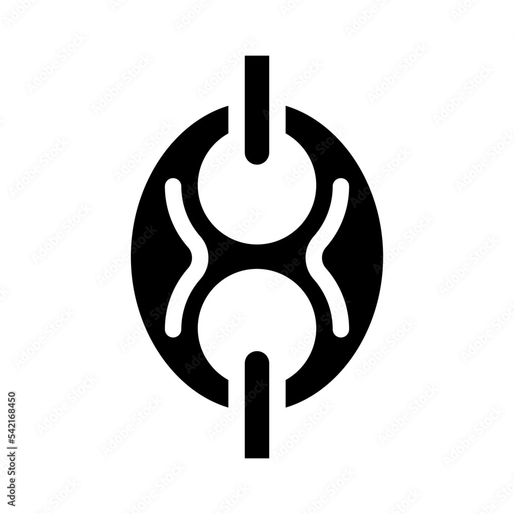 puffed mariner chain glyph icon vector. puffed mariner chain sign. isolated symbol illustration puffed mariner chain glyph icon vector. puffed mariner chain sign. isolated symbol illustration
