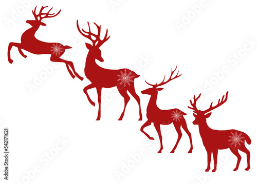 Christmas deer, moose. Festive decor