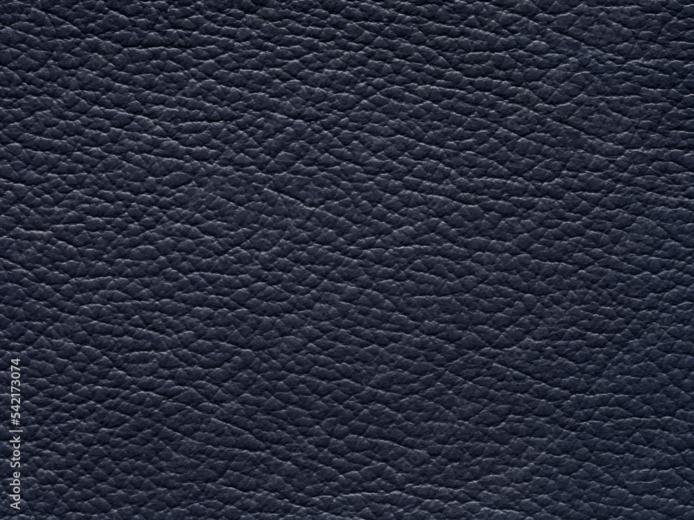 Luxury blue leather texture sample. Background with copy space, top view. Genuine leather pattern in dark tone. Faux eco leather. Backdrop textured effect for design, upholstered furniture, clothing. Luxury blue leather texture sample. Background with copy space, top view. Genuine leather pattern in dark tone. Faux eco leather. Backdrop textured effect for design, upholstered furniture, clothing.