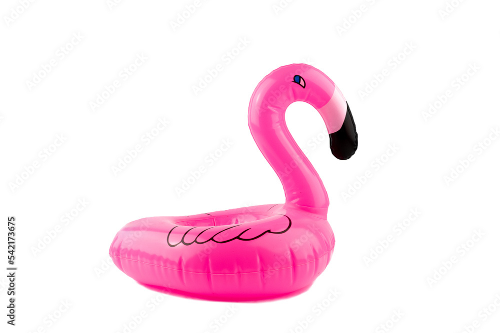 Flamingo icon. Pink pool inflatable flamingo for summer beach isolated on white background. Trendy summer concept. Flamingo icon. Pink pool inflatable flamingo for summer beach isolated on white background. Trendy summer concept.