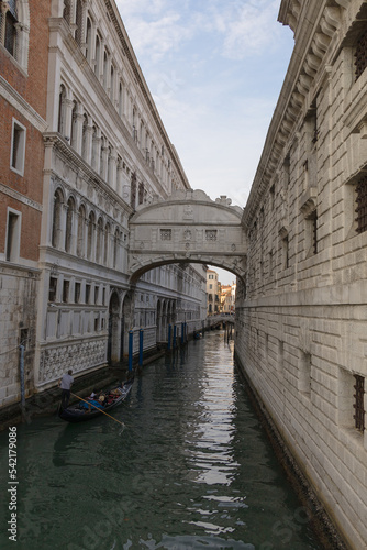 Puente de los suspiros de venecia. Bridge of Sighs in Venice.
