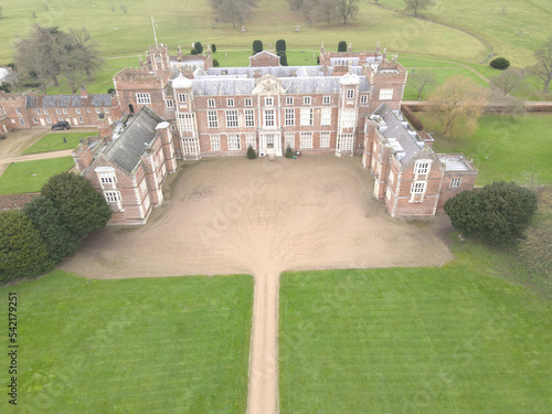 The magnificent stately house of Burton Constable Hall, East Yorkshire, UK photo