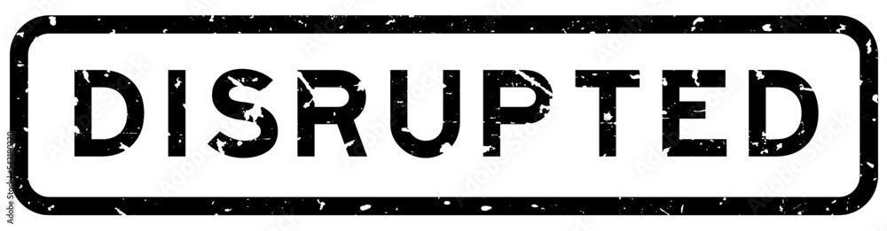 Grunge black disrupted word rubber seal stamp on white background Grunge black disrupted word rubber seal stamp on white background