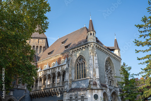 Gothic Building at Vajdahunyad Castle - Budapest, Hungary