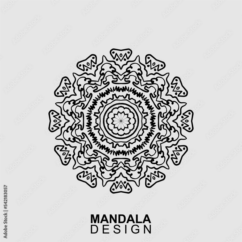 Abstract Mandala Pattern. Vector Illustration Abstract Mandala Pattern. Vector Illustration